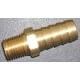 Straight brass insert for 1/2 '' '' (12mm) water hose