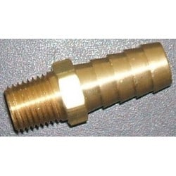 Straight brass insert for 1/2'' (12mm) hose Straight brass insert for 1/2'' (12mm) hose