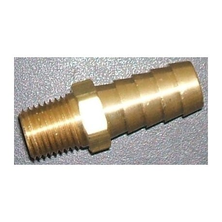 Straight brass insert for 1/2 '' '' (12mm) water hose