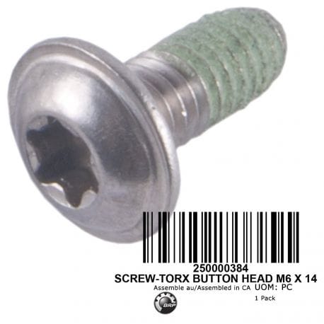 SCREW-TORX BUTTON HEAD M6 X 14