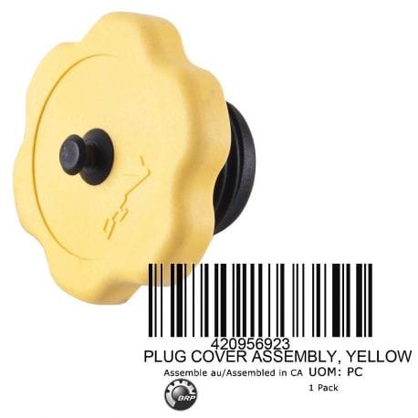 PLUG COVER ASSEMBLY, YELLOW