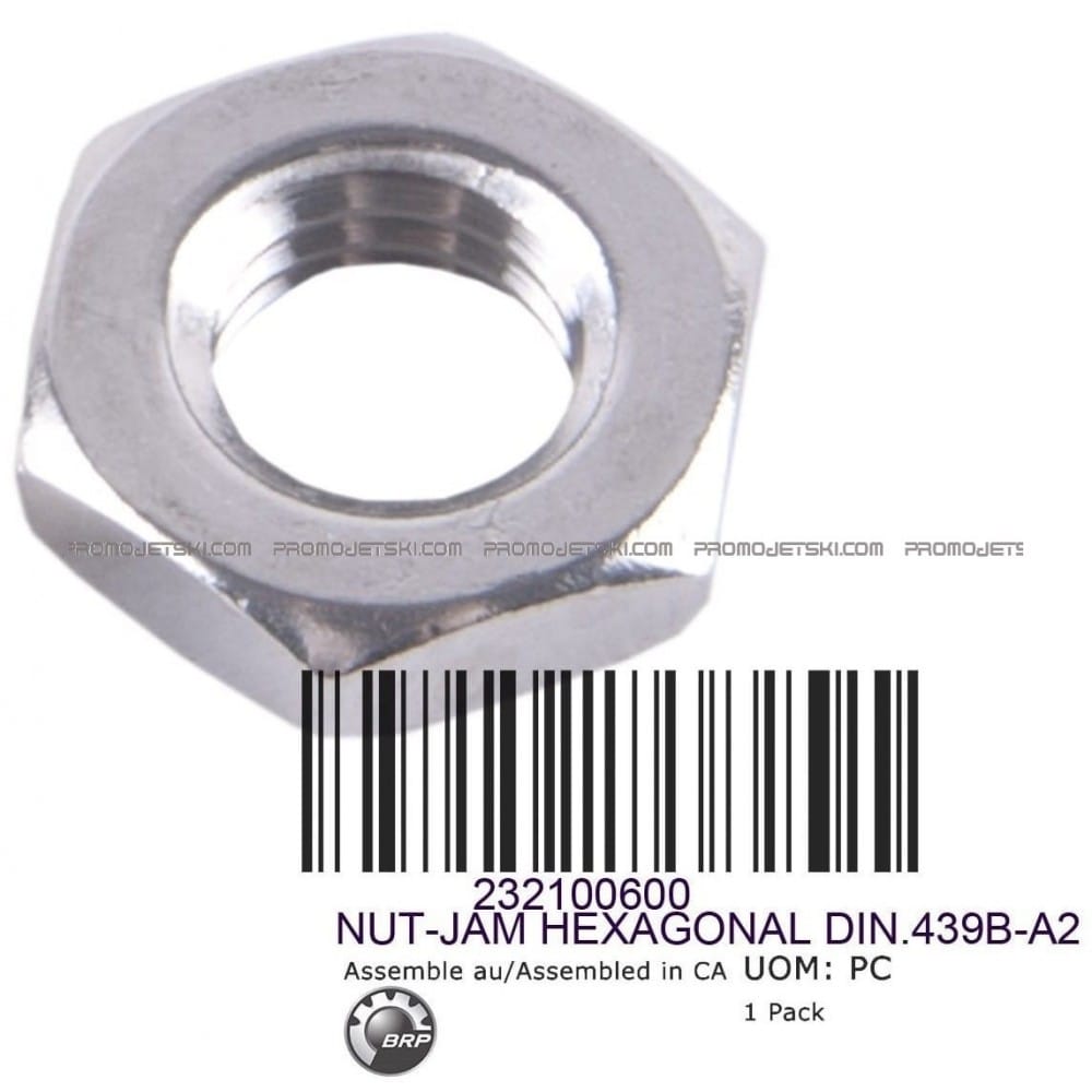 NUT JAM HEXAGONAL DIN.439 B A2 232100600 Promojetski
