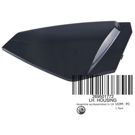 Black LH Mirror Housing