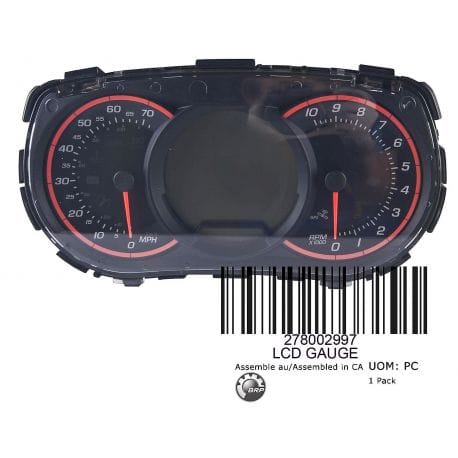 Central LCD Gauge
