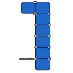 Additional floating dock for 1 jet-ski Additional floating dock for 1 jet-ski