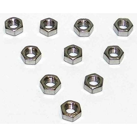 Stainless nuts (5 to 10mm) pack of 10 014-600