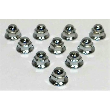 Stainless steel nuts from 5mm to 10mm (pack of 10)