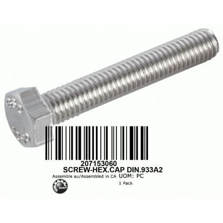 SCREW-HEX.CAP DIN.933A2, 207153060