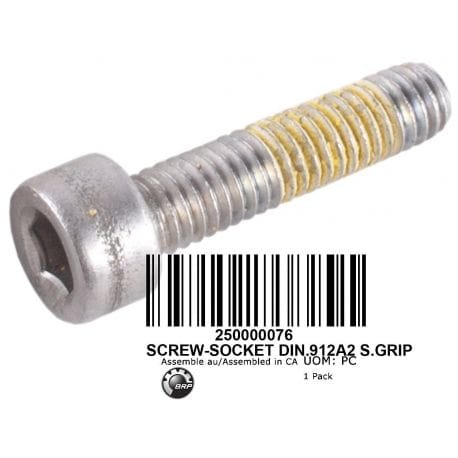 SCREW-SOCKET DIN.912A2 S.GRIP