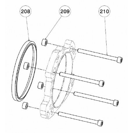 Yam, Kawa, Seadoo turbine adapter Yamaha all models up to 2019 (except EX)