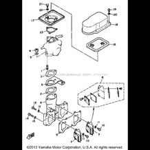 AIR FILTER pour Yamaha 1989 WaveRunner WaveJammer 500 (WJ500F) 1989