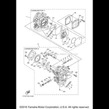 CARBURETOR pour Yamaha 2010 WaveRunner WAVERUNNER SUPER JET - SJ700BJ - 2010