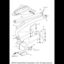 EXHAUST 2 pour Yamaha 2010 WaveRunner WAVERUNNER SUPER JET - SJ700BJ - 2010