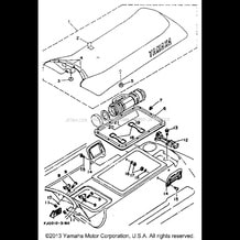 SEAT pour Yamaha 1993 WaveRunner WAVE RUNNER III - WRA650RA - 1993