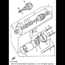 STARTING MOTOR pour Yamaha 1993 WaveRunner WAVE RUNNER III - WRA650RA - 1993