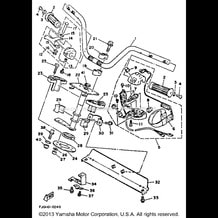 STEERING 1 pour Yamaha 1993 WaveRunner WAVE RUNNER III - WRA650RA - 1993