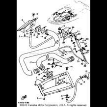 VENTILATION pour Yamaha 1993 WaveRunner WAVE RUNNER III - WRA650RA - 1993