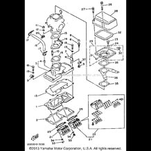 AIR FILTER pour Yamaha 1993 WaveRunner WAVE RUNNER PRO VXR 700 (WRB700R) 1993