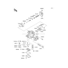 Carburetor Parts pour Kawasaki 2001 Ultra 150