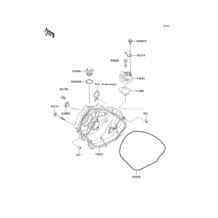 Engine Cover(s) pour Kawasaki 2001 Ultra 150