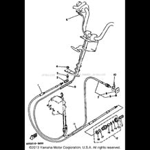 CONTROL CABLE pour Yamaha 1993 WaveRunner WAVE RUNNER PRO VXR - WRB700R - 1993