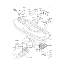 Hull pour Kawasaki 2001 Ultra 150