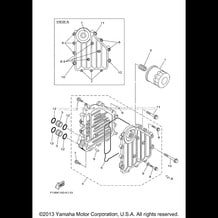 OIL COOLER pour Yamaha 2011 WaveRunner FX CRUISER SHO - FX1800AK - 2011