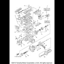 REPAIR KIT 1 pour Yamaha 2011 WaveRunner FX CRUISER SHO - FX1800AK - 2011