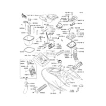 Hull Fittings pour Kawasaki 2001 Ultra 150