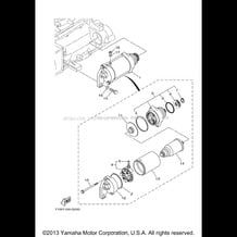 STARTING MOTOR pour Yamaha 2011 WaveRunner FX CRUISER SHO - FX1800AK - 2011