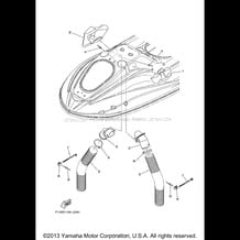 VENTILATION pour Yamaha 2011 WaveRunner FX CRUISER SHO - FX1800AK - 2011