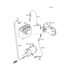 Electrical Equipment pour Kawasaki 1987 300 SX