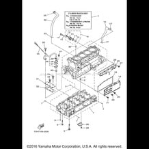 CRANKCASE pour Yamaha 2011 WaveRunner FX HO - FY1800K - 2011