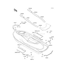 Pads(JH1200-A2/A3/A4) pour Kawasaki 2001 Ultra 150