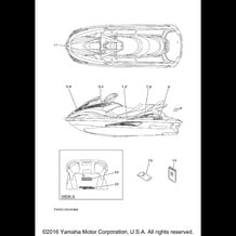 GRAPHICS pour Yamaha 2011 WaveRunner FX HO - FY1800K - 2011