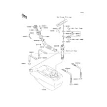 Fuel Tank pour Kawasaki 2002 1100 STX D.I.