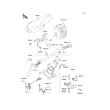 Handlebar pour Kawasaki 2002 1100 STX D.I.