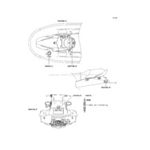 Labels pour Kawasaki 2002 1100 STX D.I.