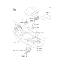 Seat pour Kawasaki 2002 1100 STX D.I.