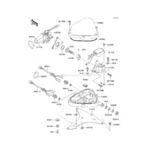 Control pour Kawasaki 2002 1100 ZXi