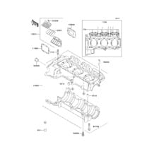 Crankcase pour Kawasaki 2002 1100 ZXi