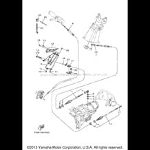 CONTROL CABLE pour Yamaha 2011 WaveRunner VXR - VX1800AK - 2011