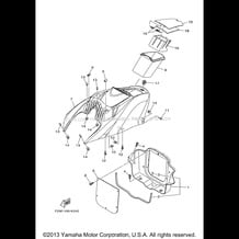 ENGINE HATCH 1 pour Yamaha 2011 WaveRunner VXR - VX1800AK - 2011