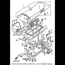 SEAT pour Yamaha 1993 WaveRunner WAVE RUNNER PRO VXR - WRB700R - 1993