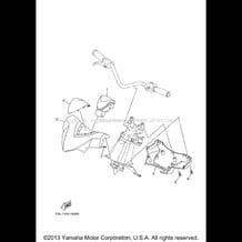 STEERING 2 pour Yamaha 2011 WaveRunner VXS - VX1800K - 2011