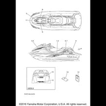 GRAPHICS pour Yamaha 2011 WaveRunner WAVERUNNER FZR - GX1800K - 2011