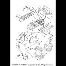 HULL & DECK pour Yamaha 2011 WaveRunner WAVERUNNER FZR - GX1800K - 2011