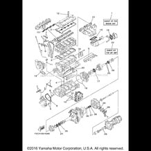 REPAIR KIT 1 pour Yamaha 2011 WaveRunner WAVERUNNER FZR - GX1800K - 2011