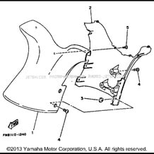 STEERING 2 pour Yamaha 1993 WaveRunner WAVE RUNNER PRO VXR - WRB700R - 1993