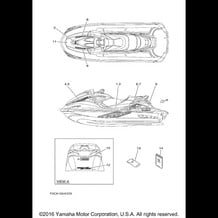 GRAPHICS pour Yamaha 2011 WaveRunner WAVERUNNER FZS - GX1800AK - 2011